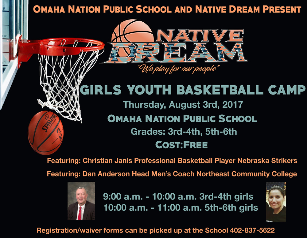 Free Girls Youth B-Ball Camp